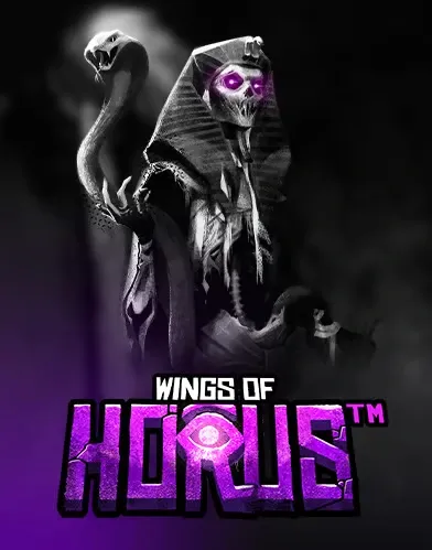 Wings of Horus slot met slang en een mummie met paarse ogen
