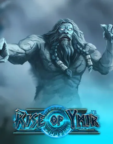 Rise of Ymir slot game met reusachtige figuur en logo